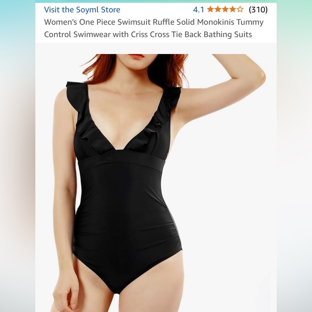 Amazon Black Bathing Suit